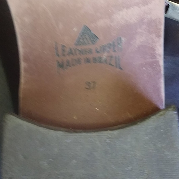 Aldo Brown Leather Loafers Size 6 - Picture 6 of 6